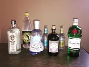 Unser Line-Up fürs Altstadtfest. Bombay London Dry Gin, Tanqueray London Dry, Gin Mare, Monkey47, Fever Tree und Thomas Henry. Cheers!